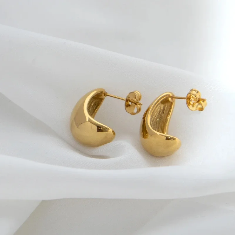 women's modern earrings-Small Drop Earrings