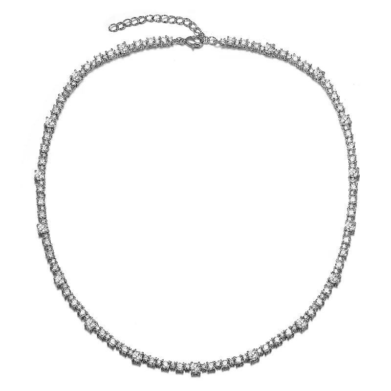 women's fashion necklaces-Cannes Luxe Tennis Necklace