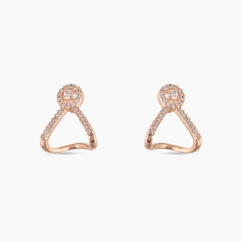 women's dainty earrings-Paris Nakshatra CZ Studs