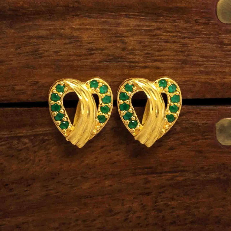 women's birthstone earrings-Stone Stud PSST331G-001