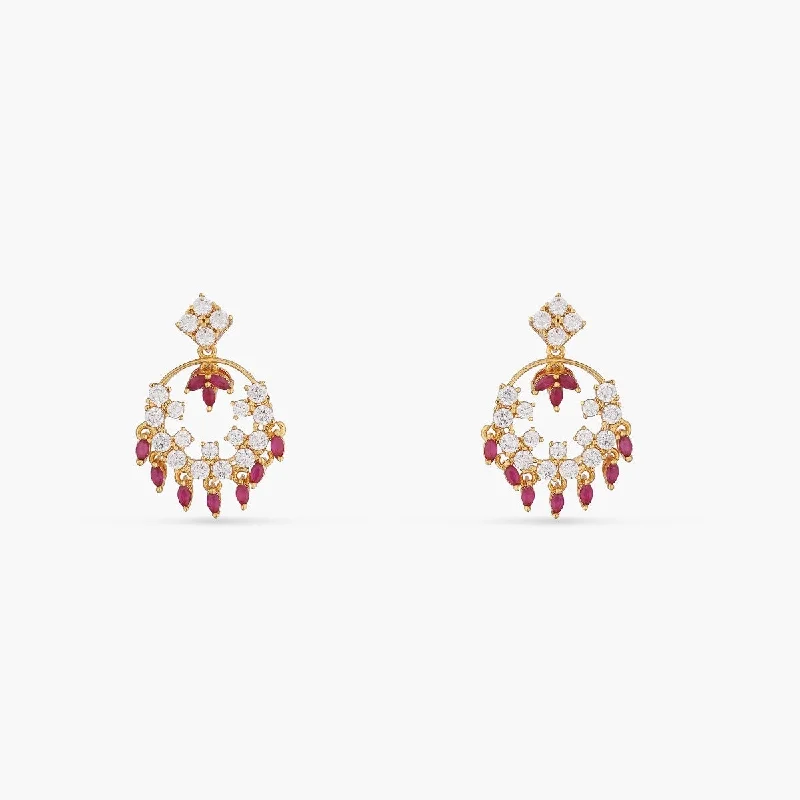 women's stud earrings-Everyday Simplicity CZ Drop Earrings