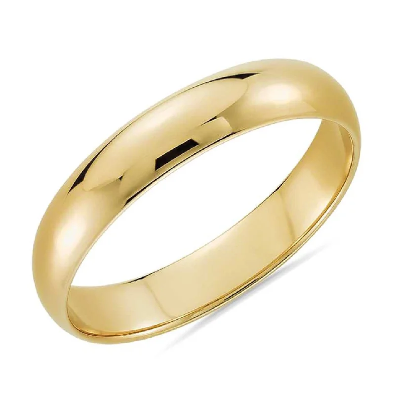 women's infinity engagement rings-The Classic Gold Wedding Band