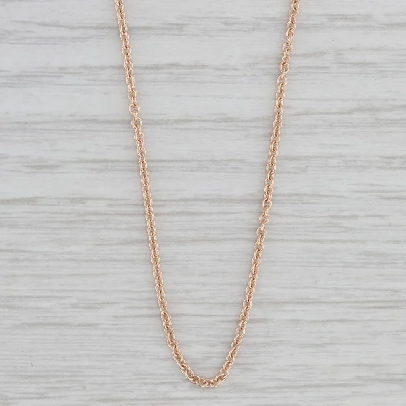 women's affordable necklaces-18" Cable Chain Necklace 10k Yellow Gold 1mm