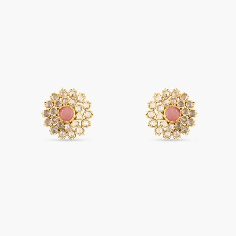 women's bead earrings-Shane Nakshatra CZ Stud Earrings