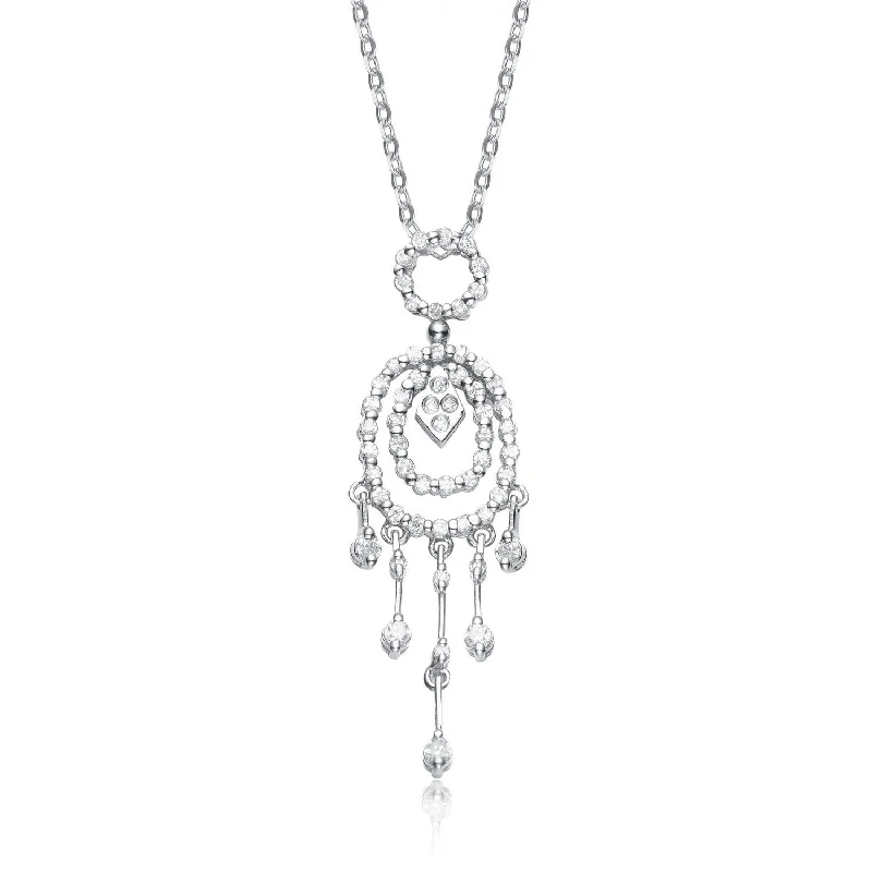 women's sun necklaces-Monfort Dangling Pendant Necklace