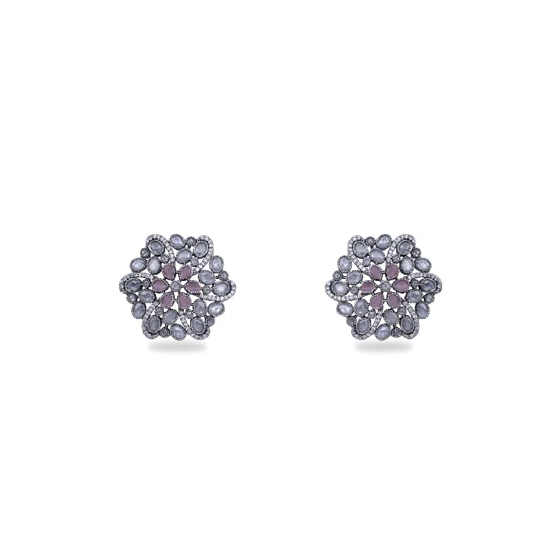 women's affordable earrings-Primrose CZ Stud Earrings