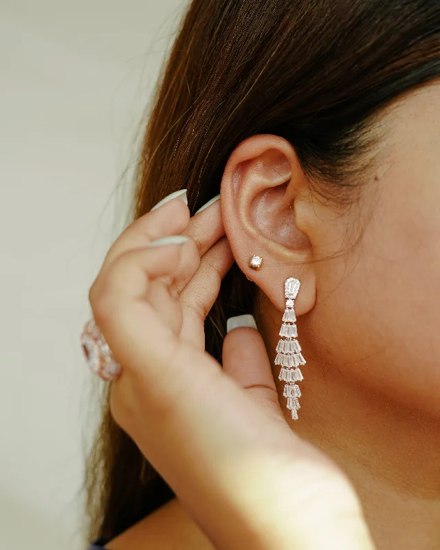 women's ear cuff earrings-Elise Earrings