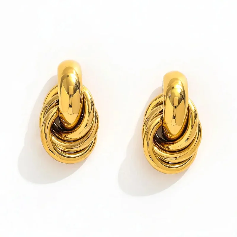 women's adjustable earrings-Nudito Earrings