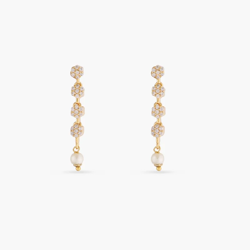 women's bold earrings-Luciana Delicate CZ Earrings