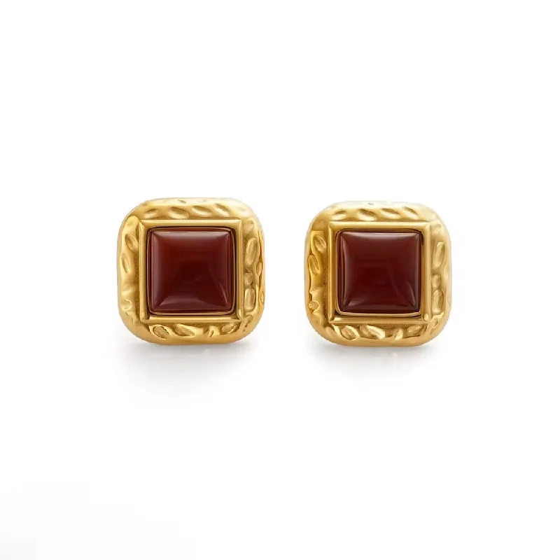 women's vintage earrings-Rubí Earring