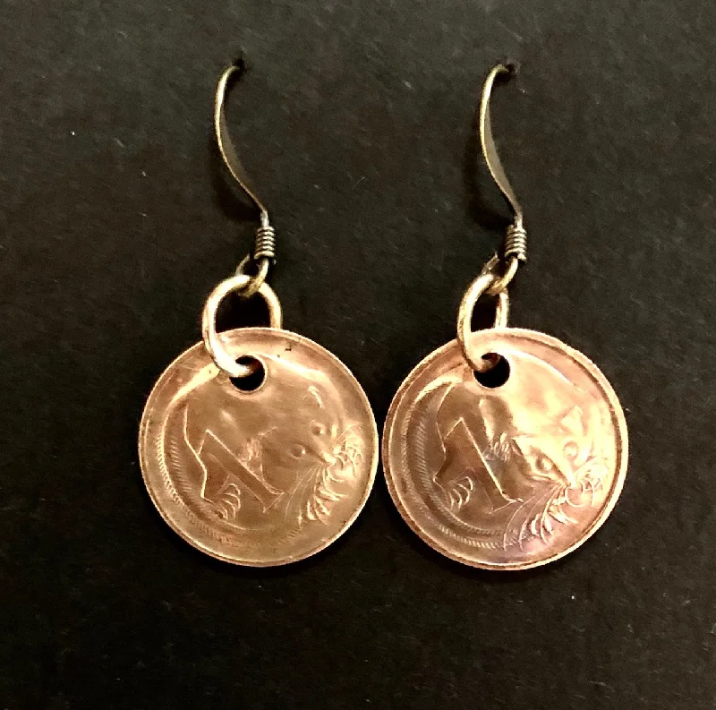 women's religious earrings-1c copper earrings