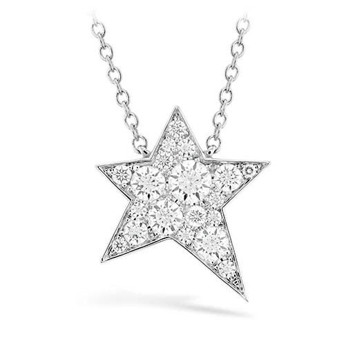 women's diamond necklaces-Hearts On Fire Illa Cosmic Diamond Necklace