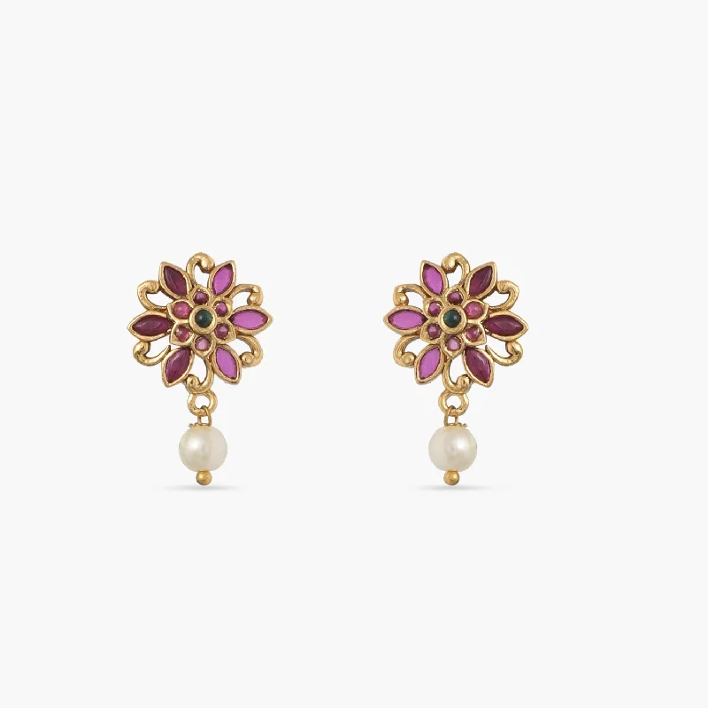 women's eco-friendly earrings-Nanda Antique Drop Earrings