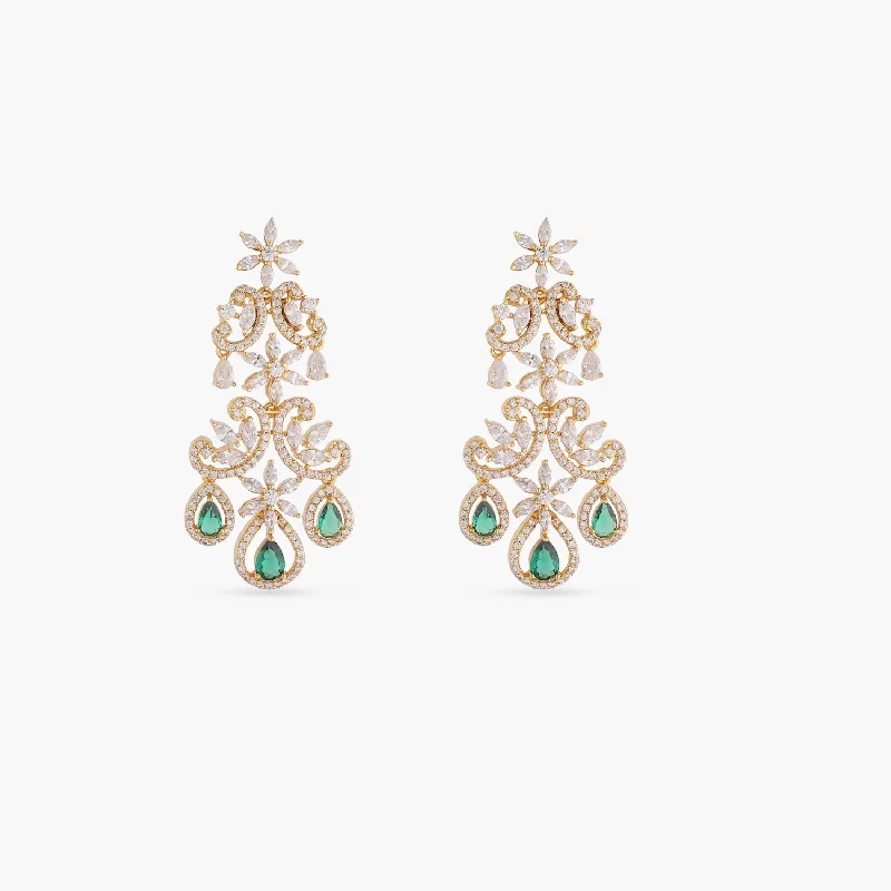 women's sustainable earrings-Camilla Delicate CZ Earrings