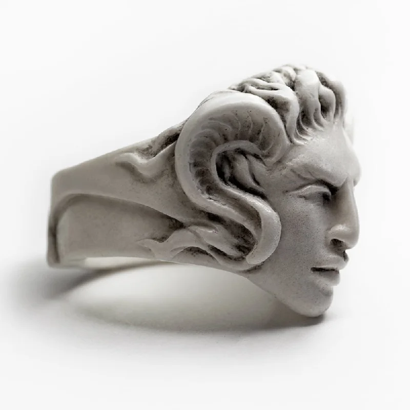 women's thin band rings-Faun ring