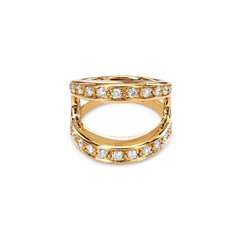 women's eco-friendly rings-MASQUE WITH DIAMONDS