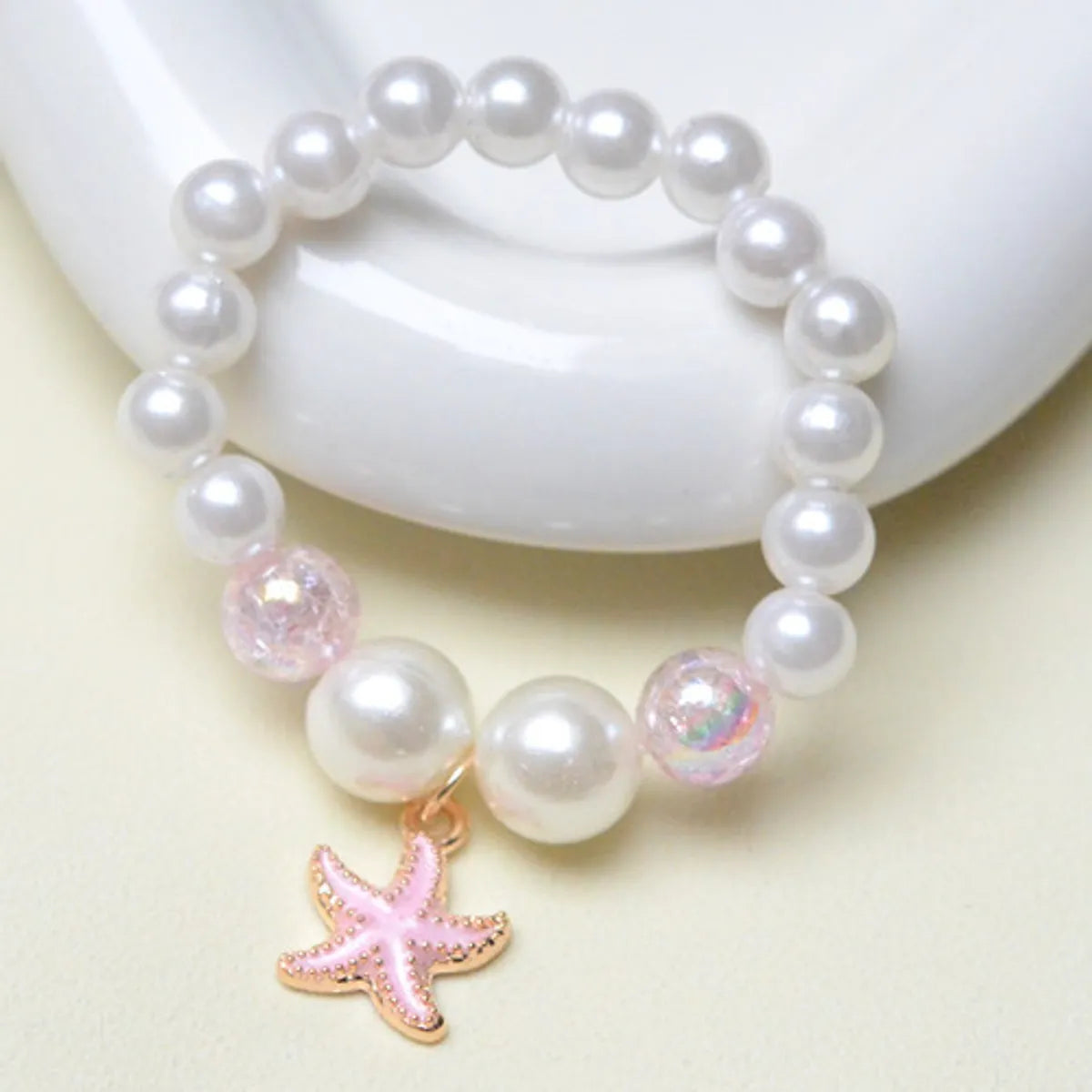 14# One Pink Starfish Bracelet