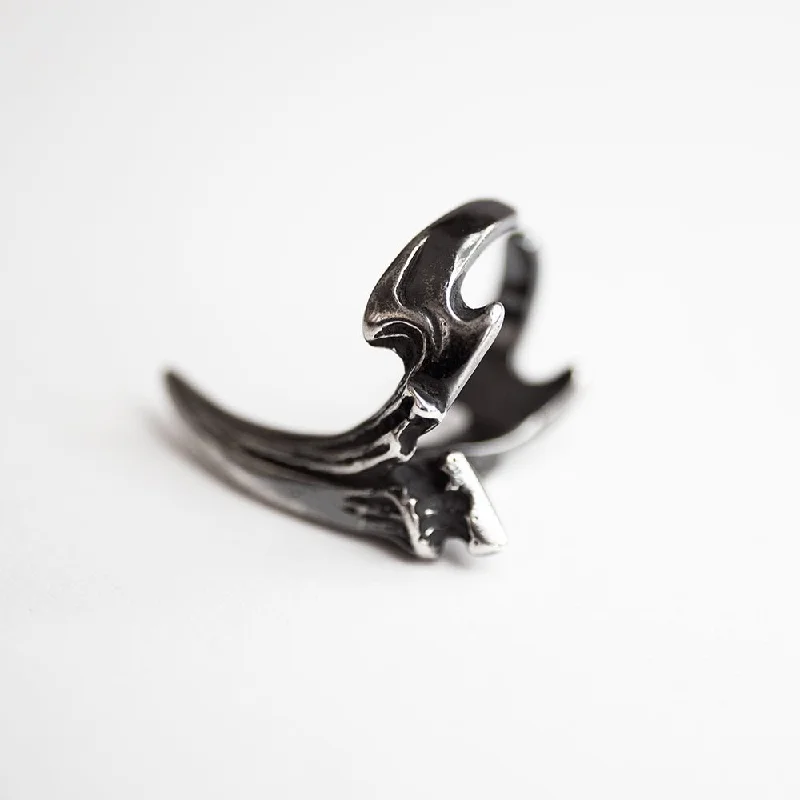 women's dainty rings-Claw phalanx ring