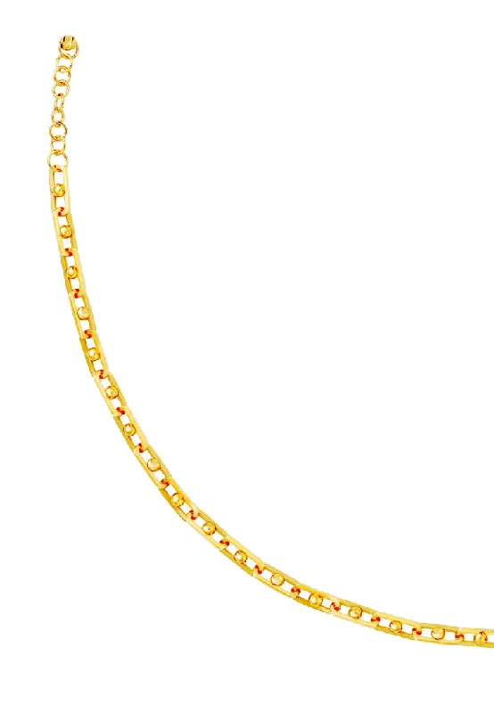 women's trendy bangles-TOMEI Lusso Italia Linked Ball Bracelet, Yellow Gold 916