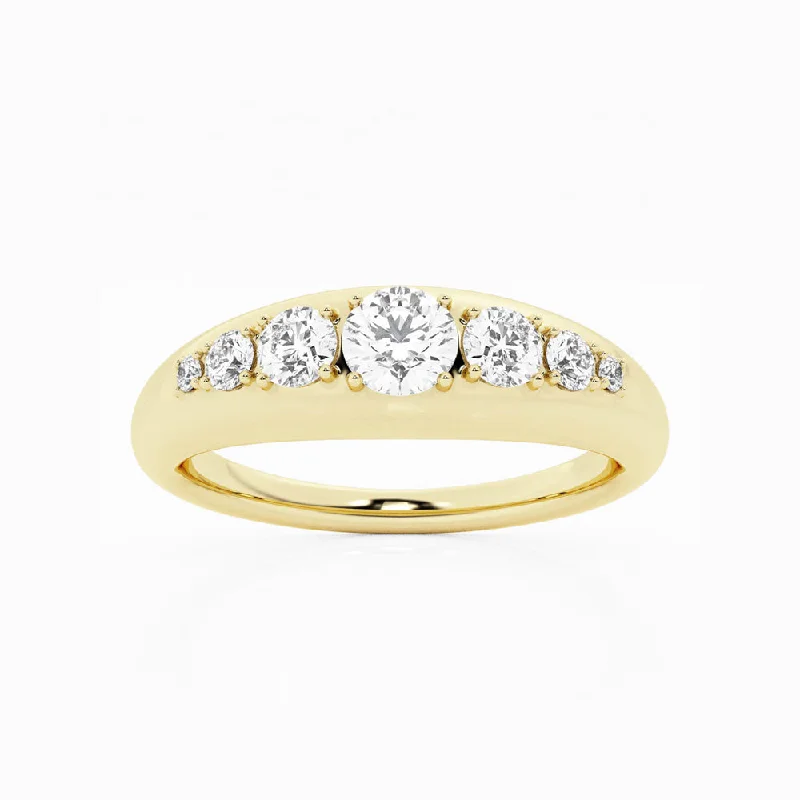 women's nature-inspired rings-Bombë Bold Diamond Ring