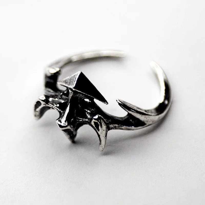 women's signet rings-Vertebra ring