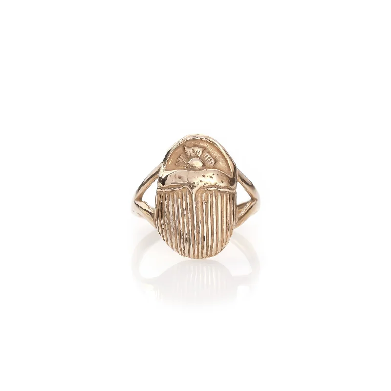 women's heirloom rings-Scarab Ring