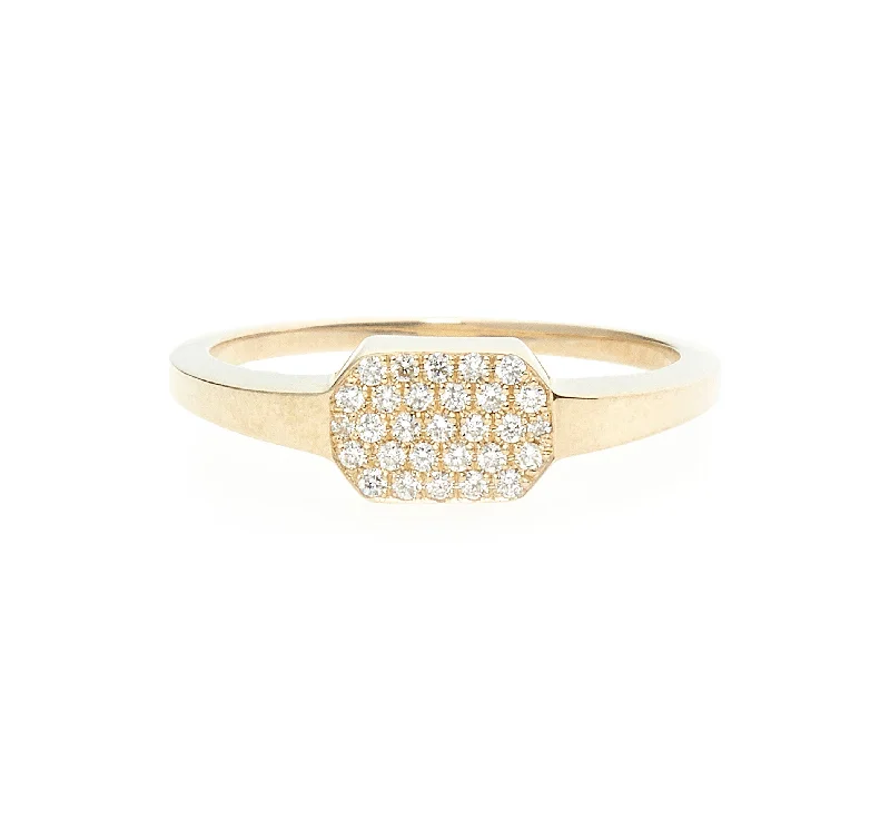 women's eco-friendly rings-Margaux Diamond Pavé Ring