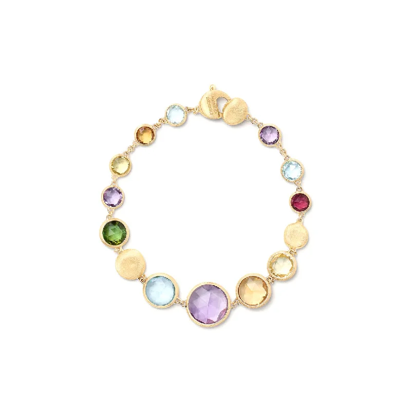 women's nature-inspired bracelets-Marco Bicego Jaipur Color Graduated Gemstone Bracelet