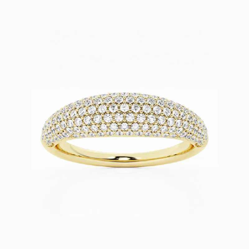 women's vintage-style rings-Bombë Pavé Ring