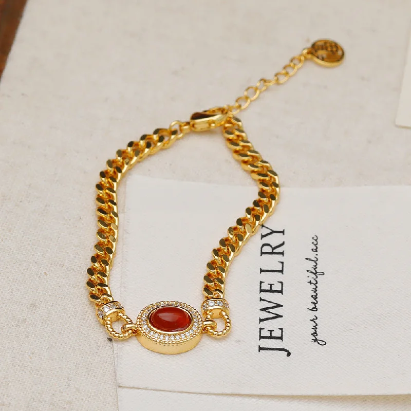 Red Agate Bracelet