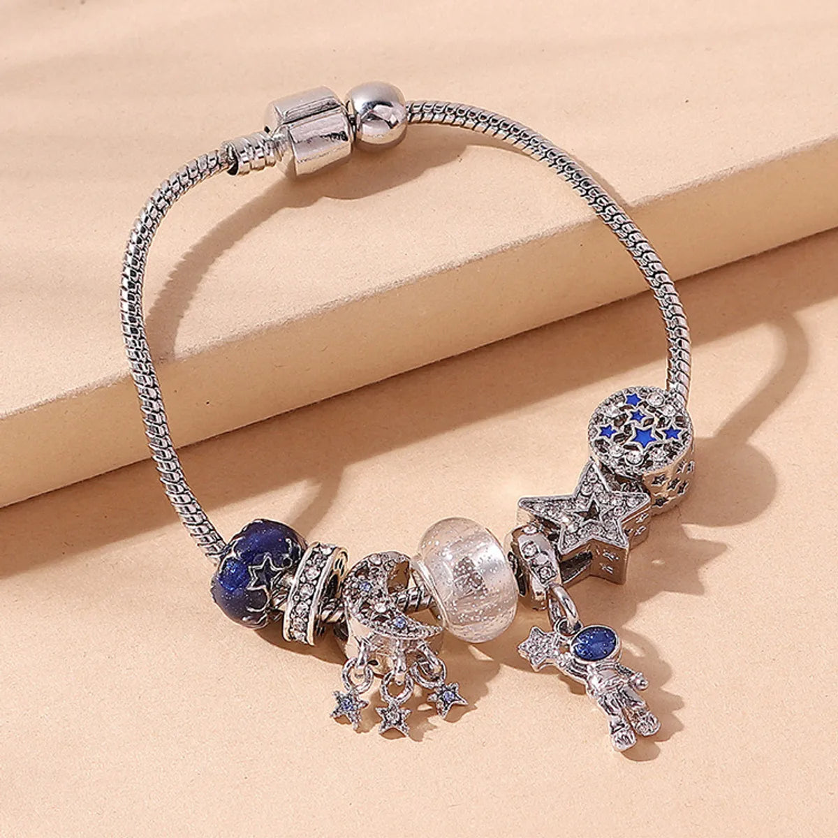 women's cross bracelets-Korean Version Of Astronaut Creative Star Moon Bracelet