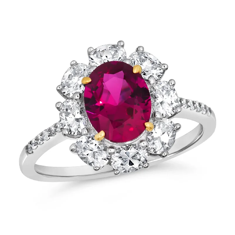 women's chic rings-Humphrey Ruby Ring