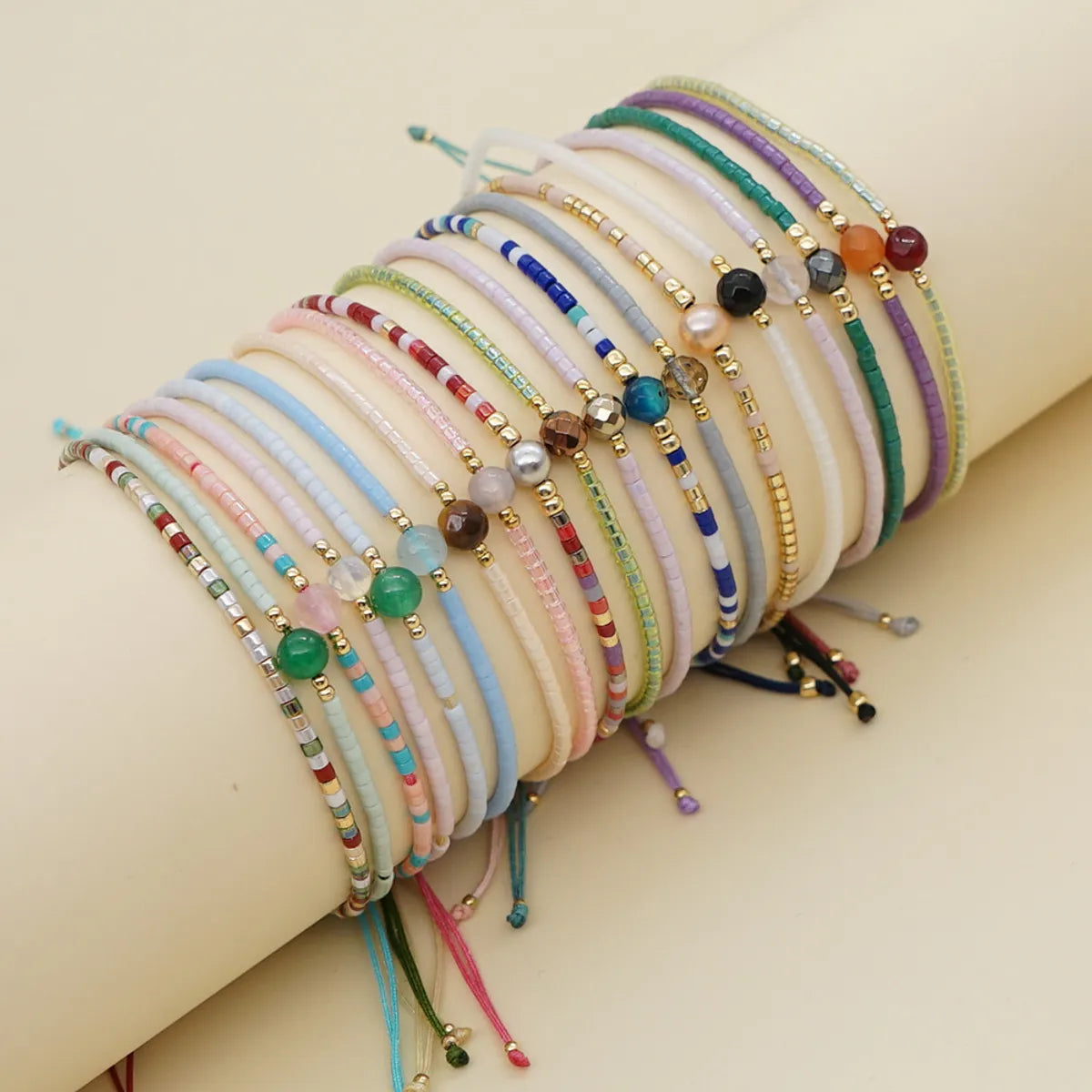 women's textured bangles-Simple Style Geometric No Inlaid Wholesale Bracelets