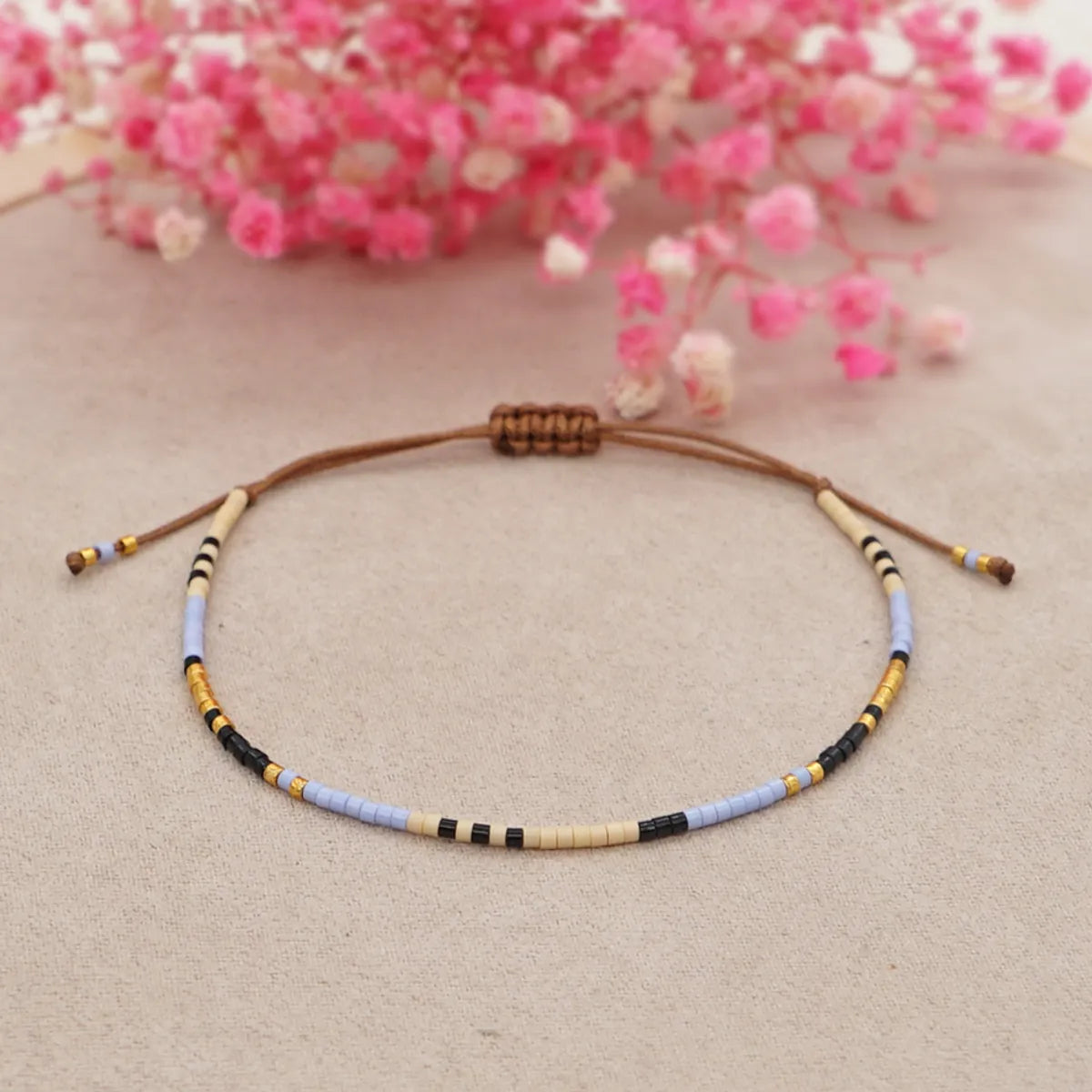 women's opal bracelets-Simple Style Round Seed Bead Rope Wholesale Bracelets