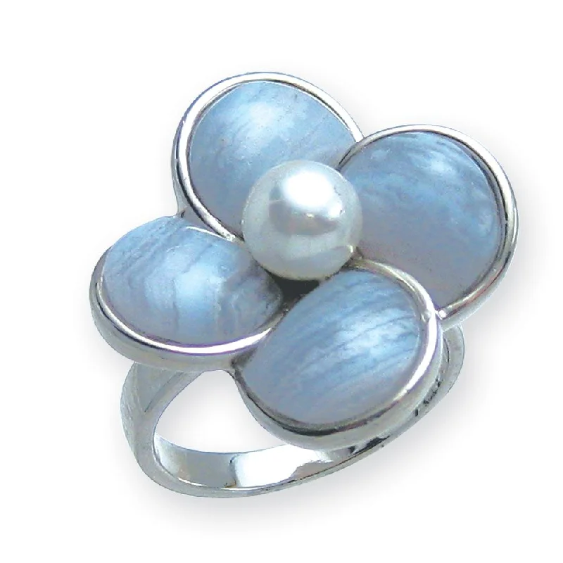 women's high-end rings-Lace Agate Ring