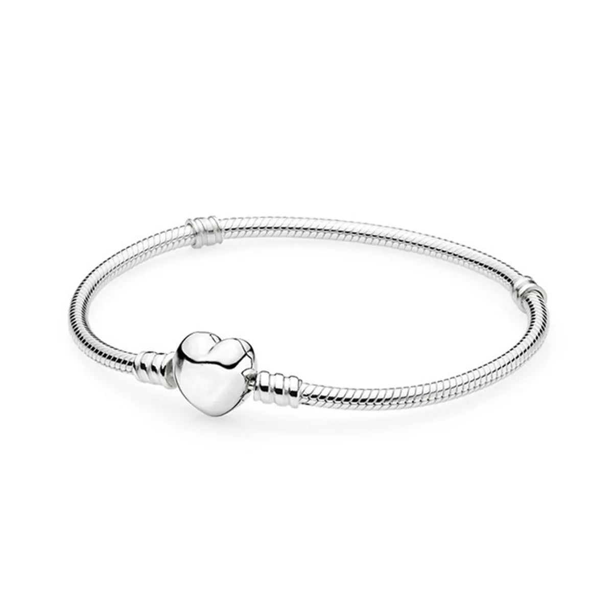 Heart-Shaped Glossy Bracelet