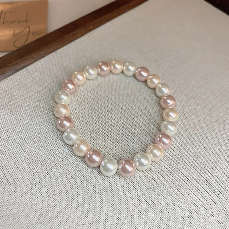 73# Bracelet-Pink-8mm