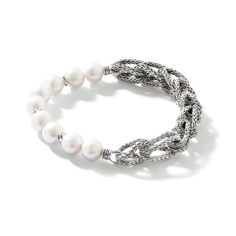 women's cuff bangles-John Hardy Asli Pearl Bracelet