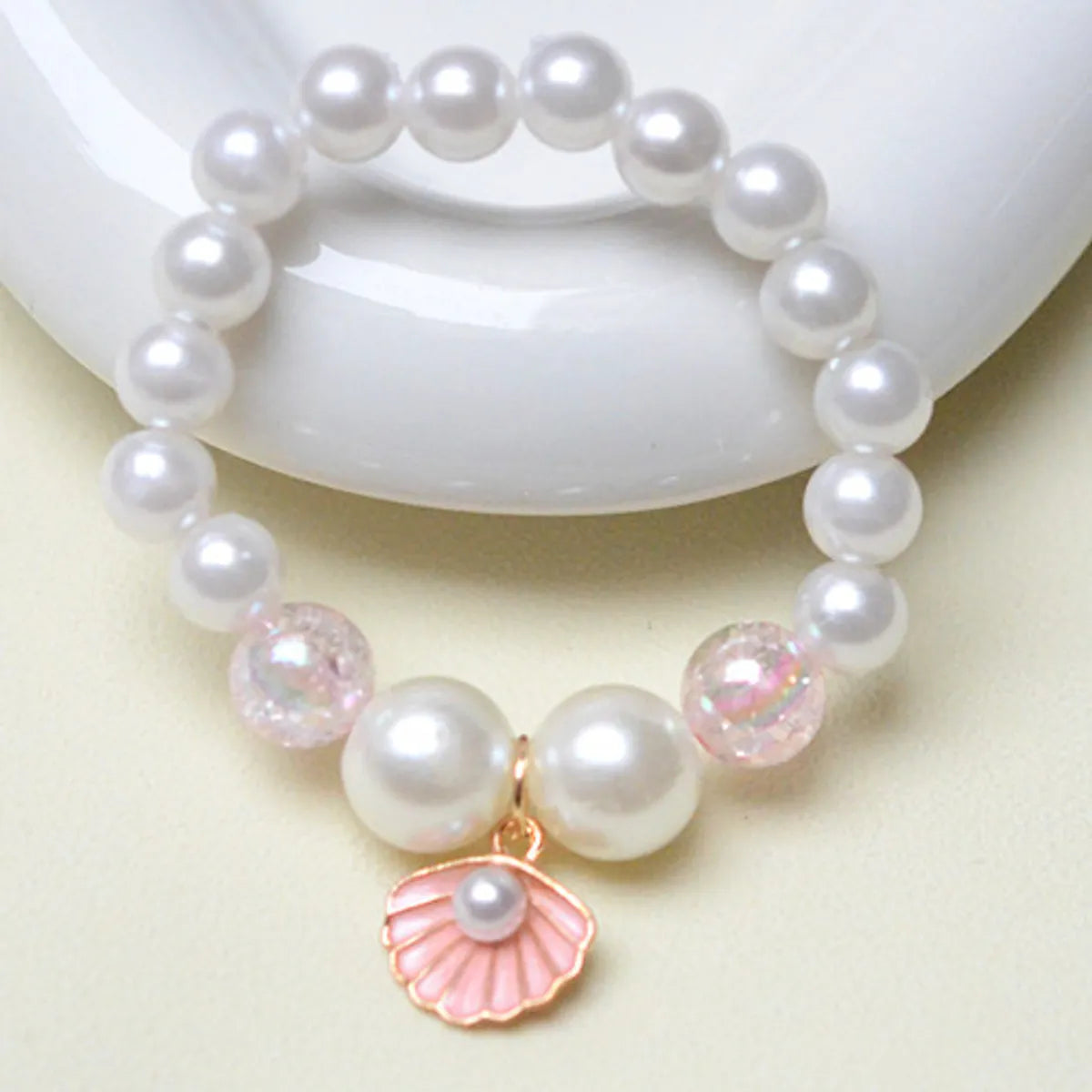 11# Pink Pearl Shell Bracelet