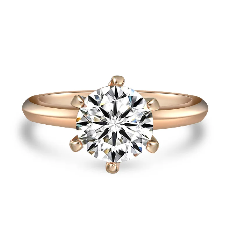 women's ethical rings-2 Carat Solitaire Engagement Ring