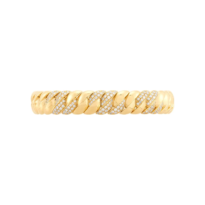 women's diamond bracelets-Topper Italia Gold Shrimp Design Bangle Bracelet