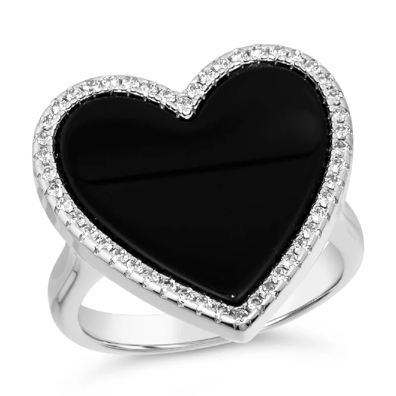 women's gold rings-House of Cards 05 Onyx Ring