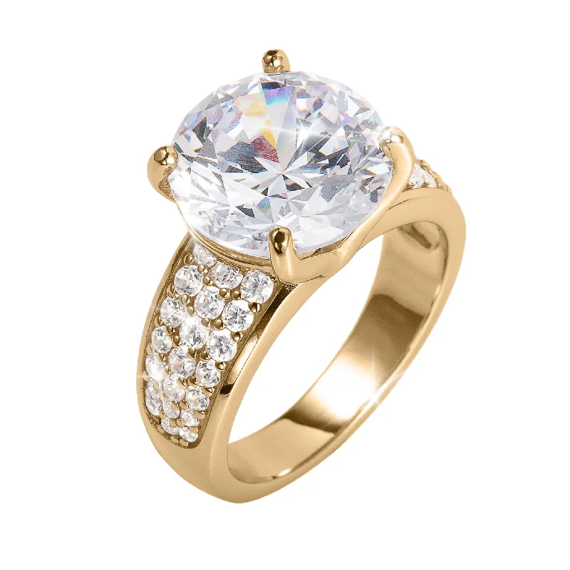 women's halo rings-Euphoria Solitaire Ladies Ring