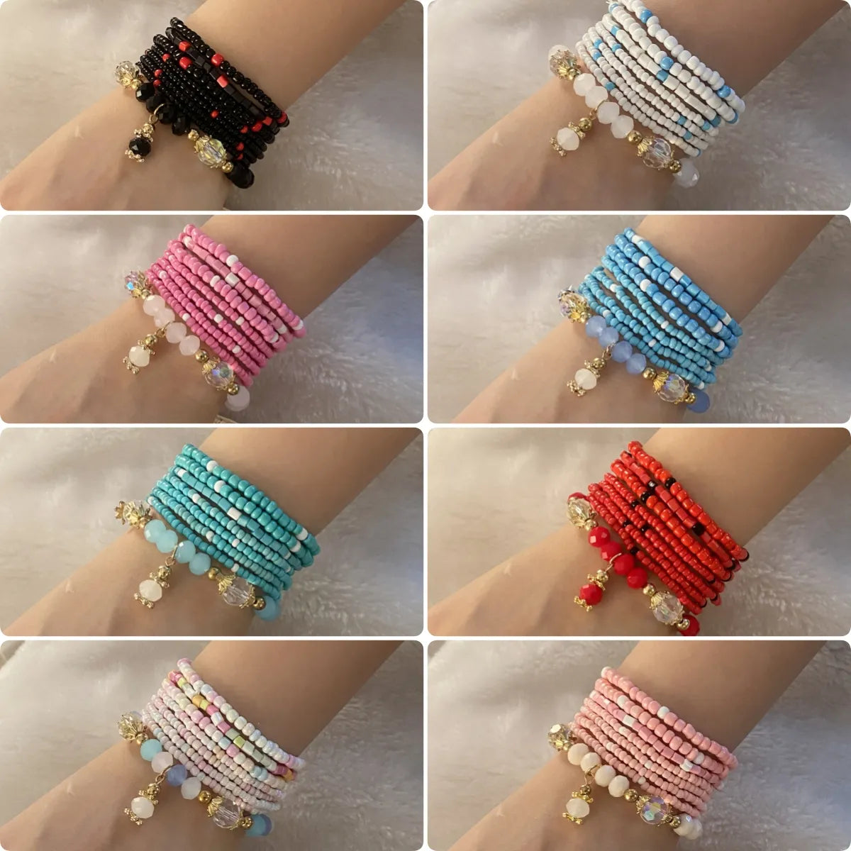 women's silver bracelets-Casual Simple Style Geometric 304 Stainless Steel Beaded Wholesale Bracelets