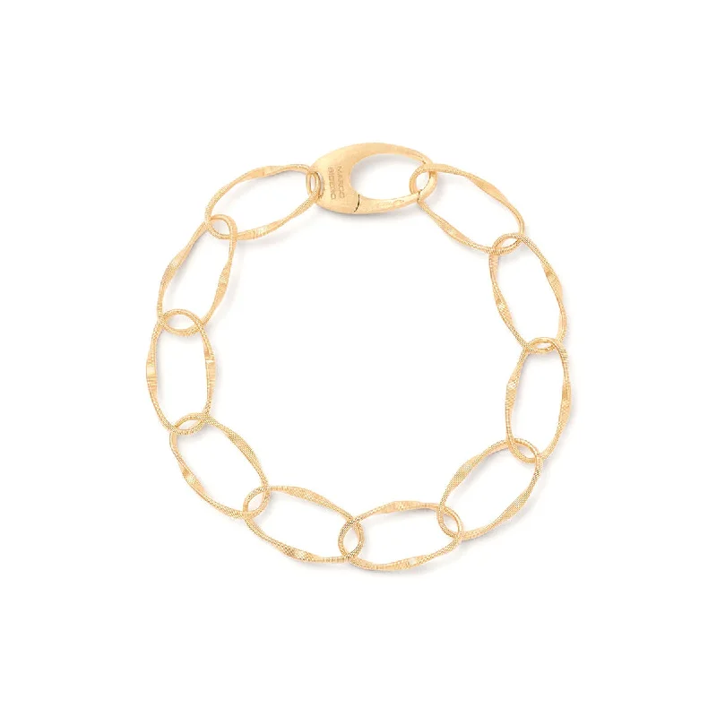 women's solid bangles-Marco Bicego Marrakech Onde Coil Link Bracelet