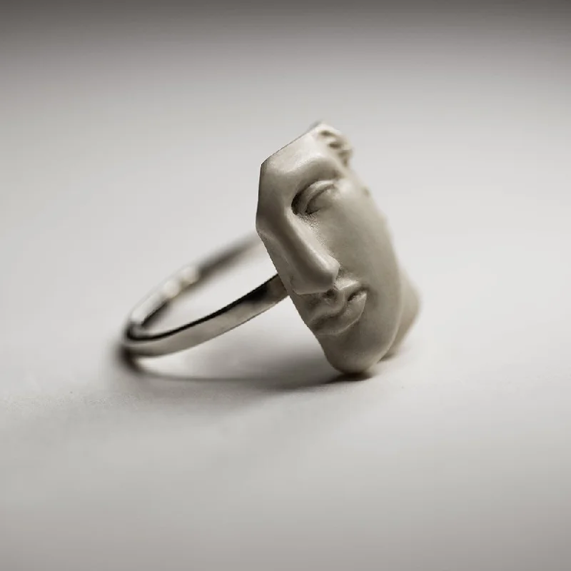 women's open rings-Achilles ring