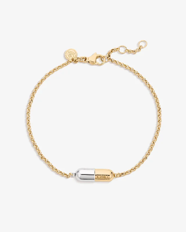 women's moon bracelets-Chill Pill Bracelet