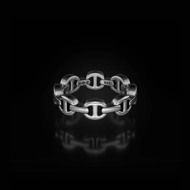 women's topaz rings-DAME TRI-LINK