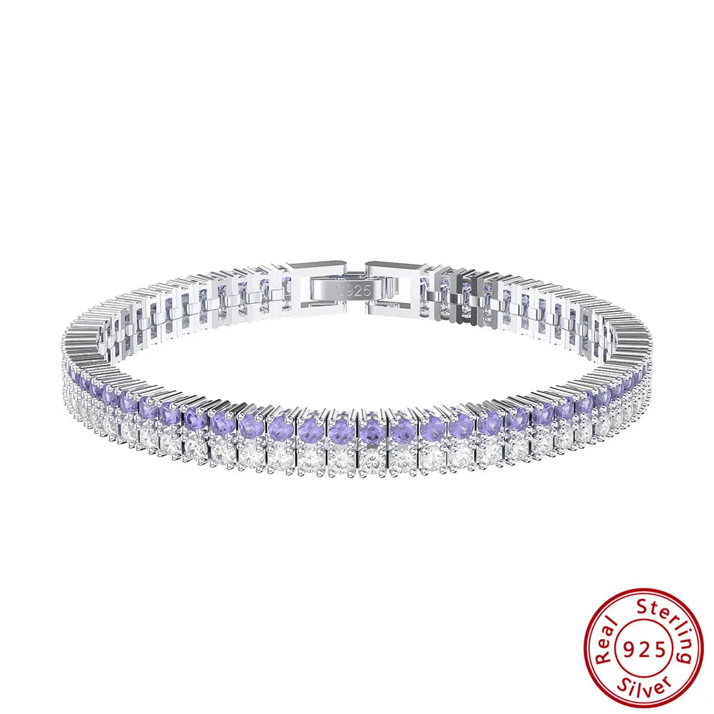 2.0mm Purple White Zirconium, Length: 16.5cm