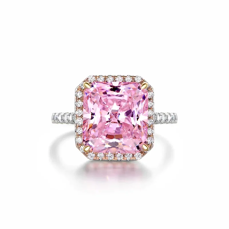 women's emerald rings-Dusty Rose 5 Carat Ring